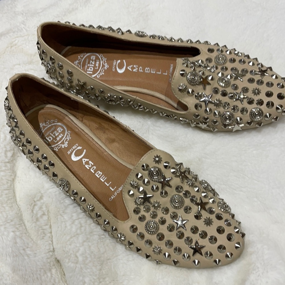 JEFFREY CAMPBELL STUDDED LOAFER